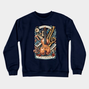 Musical Instruments Crewneck Sweatshirt